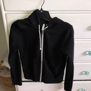 H&M black zip up